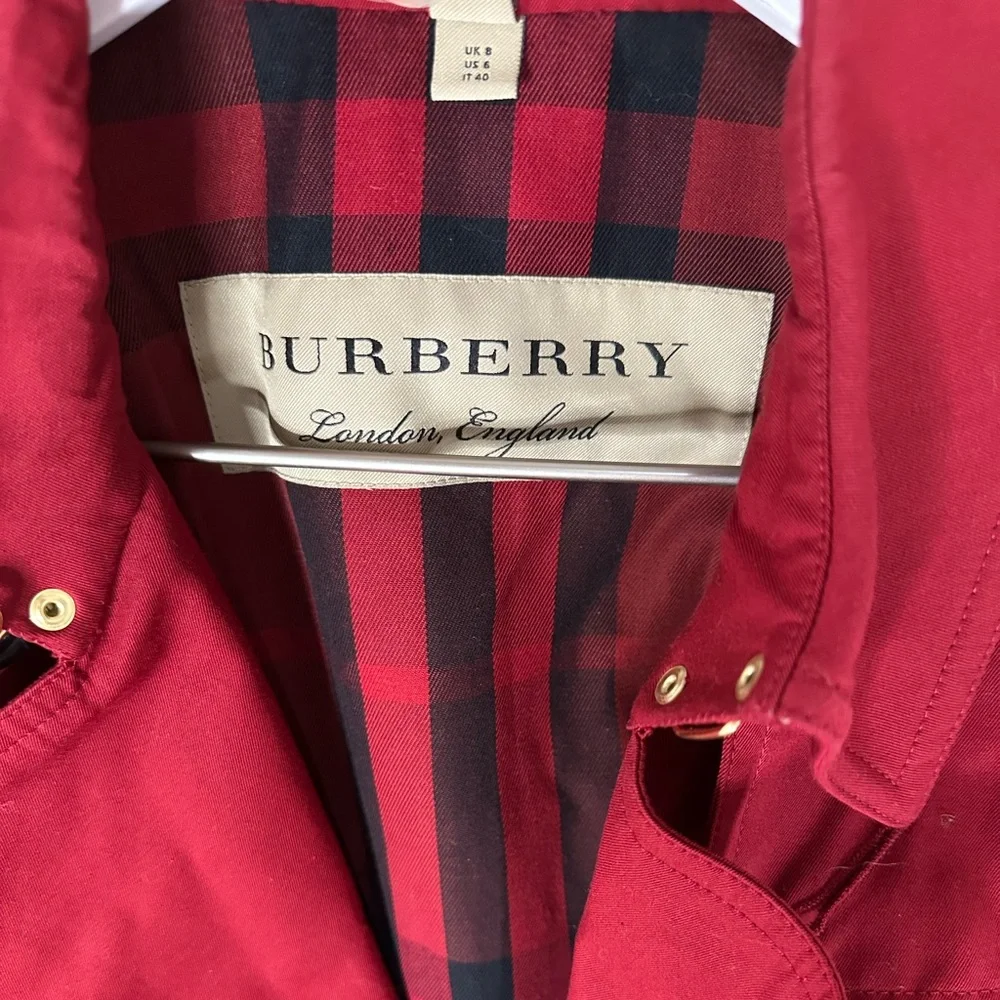 Burberry Scarlet Trench Coat - Picture 3 of 13